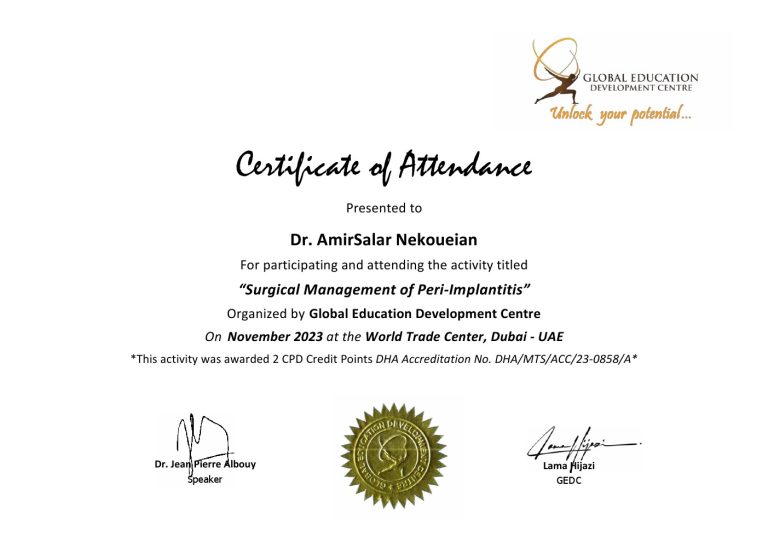 گواهینامه دکتر نکوئیان